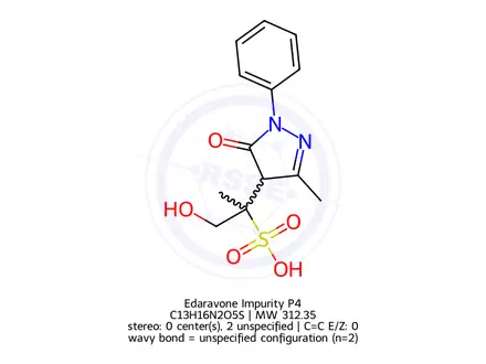 Chemical structure of Edaravone Impurity P4