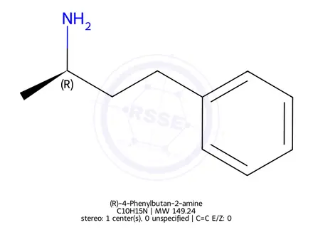 Chemical structure of (R)-4-Phenylbutan-2-amine