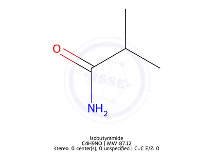 Chemical structure of Isobutyramide