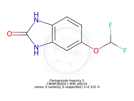 Chemical structure of Pantoprazole Impurity 5