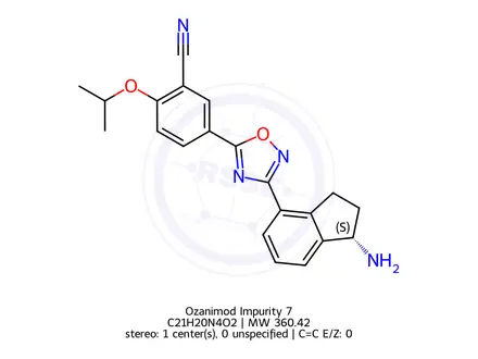 Chemical structure of Ozanimod Impurity 7