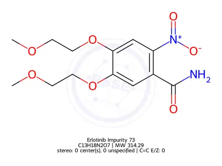 Chemical structure of Erlotinib Impurity 73