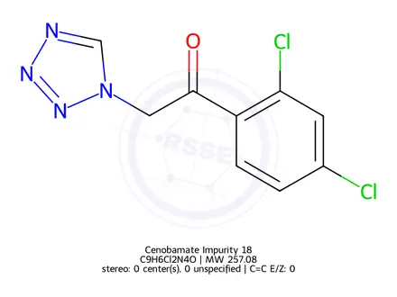 Chemical structure of Cenobamate Impurity 18