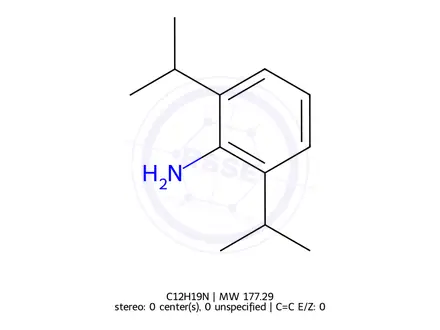 Chemical structure of 2,6-Diisopropylaniline