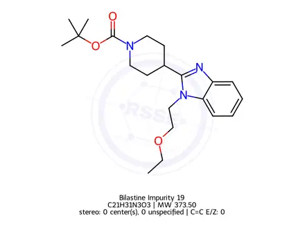 Chemical structure of Bilastine Impurity 19