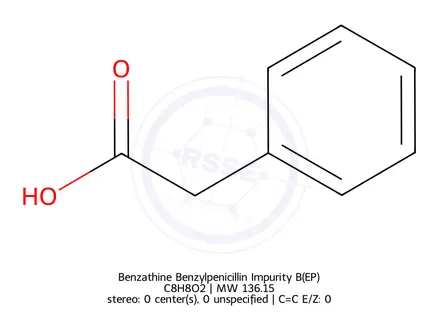 Chemical structure of Benzathine Benzylpenicillin Impurity B(EP)