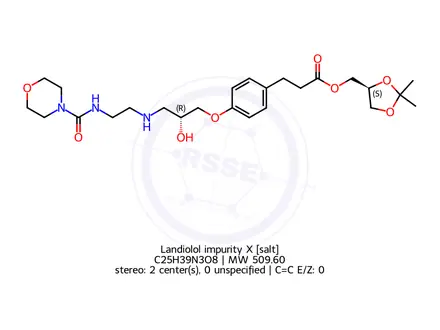 Chemical structure of Landiolol impurity W(Hydrochloride)