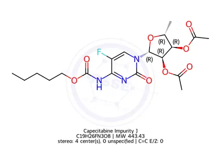 Chemical structure of Capecitabine EP Impurity G