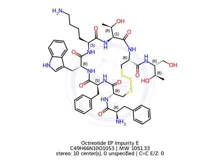 Chemical structure of Octreotide EP Impurity E