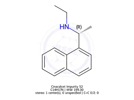 Chemical structure of Cinacalcet Impurity 52
