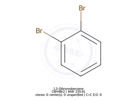 Chemical structure of 1,2-Dibromobenzene