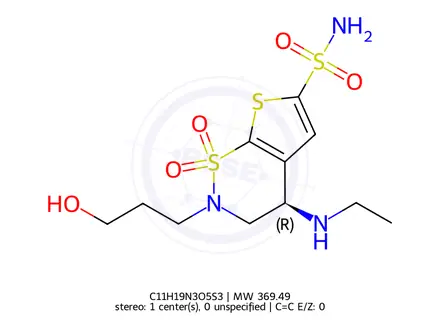 Chemical structure of Brinzolamide Impurity 16