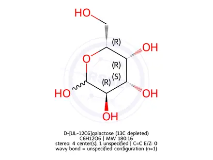 Chemical structure of Lactulose EP impurity B