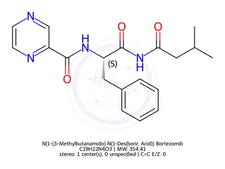 Chemical structure of Bortezomib Impurity 23