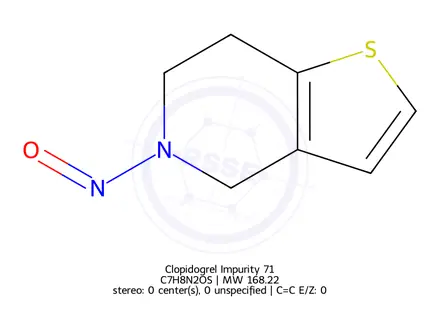 Chemical structure of Clopidogrel Impurity 71