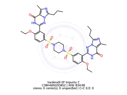 Chemical structure of Vardenafil EP Impurity C