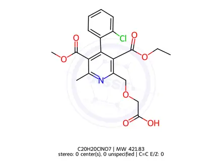 Chemical structure of Amlodipine Metabolite 4