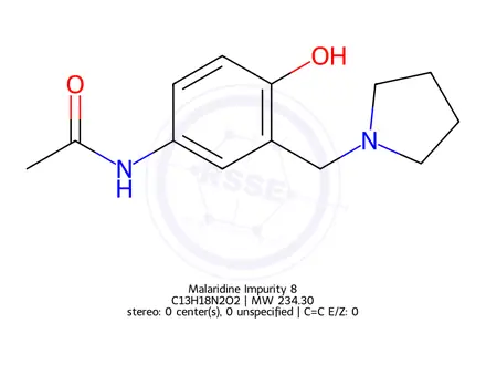 Chemical structure of Malaridine Impurity 8