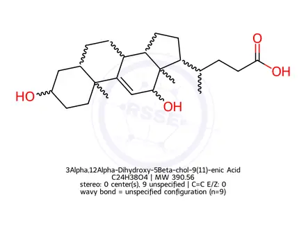 Chemical structure of Cholic Acid Impurity 12