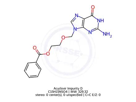 Chemical structure of Acyclovir Impurity D