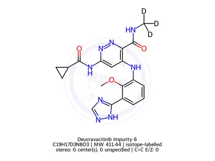 Chemical structure of Deucravacitinib Impurity 6