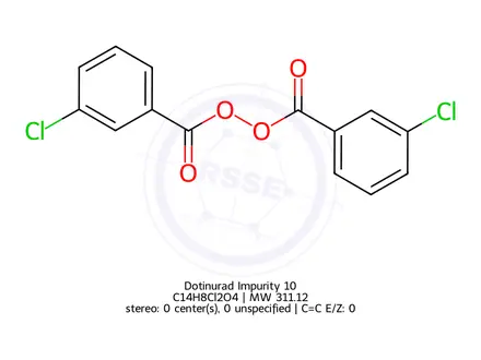 Chemical structure of Dotinurad Impurity 10