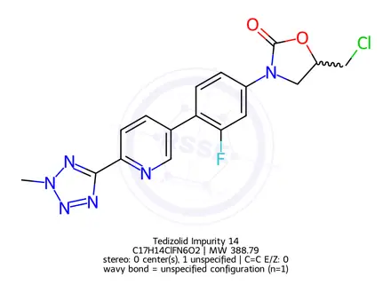 Chemical structure of Tedizolid Impurity 14