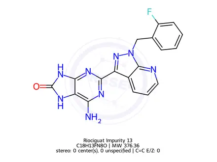 Chemical structure of Riociguat Impurity 13