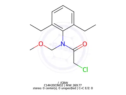 Chemical structure of Alachlor