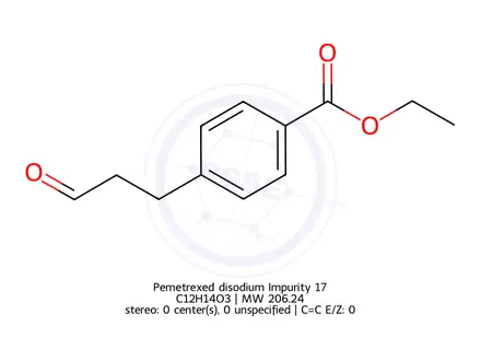 Chemical structure of Pemetrexed disodium Impurity 17