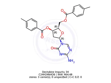 Chemical structure of Decitabine Impurity 34