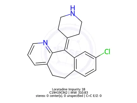 Chemical structure of Loratadine Impurity 18