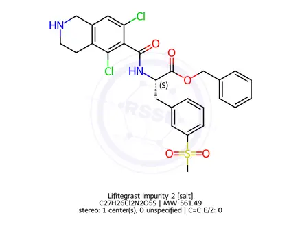 Chemical structure of Lifitegrast Impurity 2