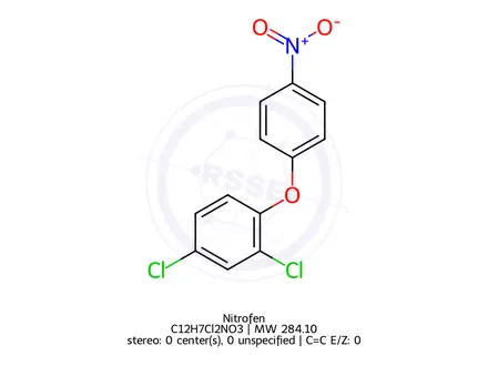 Chemical structure of Nitrofen
