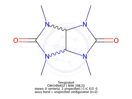 Chemical structure of Temgicoluril