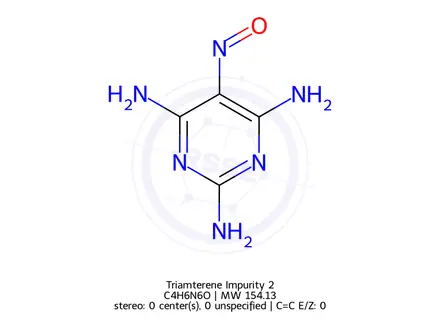 Chemical structure of Triamterene Impurity 2