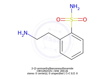 Chemical structure of 2-(2-aminoethyl)benzenesulfonamide