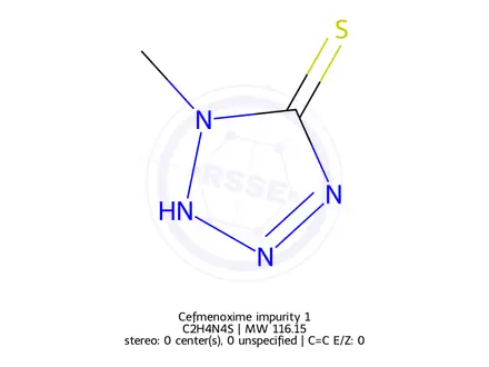 Chemical structure of Cefoperazone impurity C