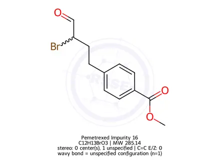 Chemical structure of Pemetrexed Impurity 16