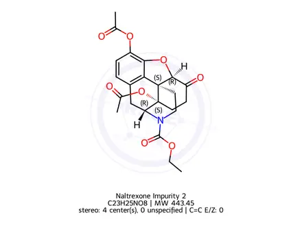 Chemical structure of Naltrexone Impurity 2