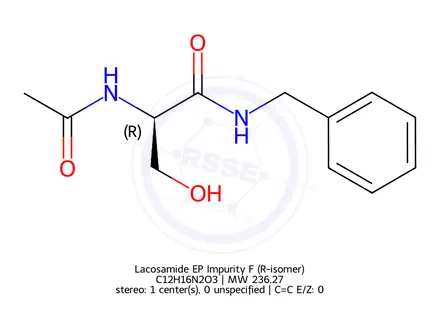 Chemical structure of Lacosamide EP Impurity F