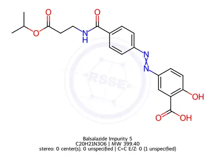 Chemical structure of Balsalazide Impurity 5