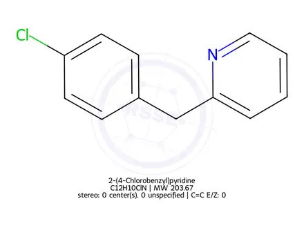 Chemical structure of 2-(4-Chlorobenzyl)pyridine