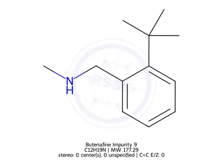 Chemical structure of Butenafine Impurity 9