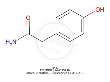 Chemical structure of Atenolol EP Impurity A
