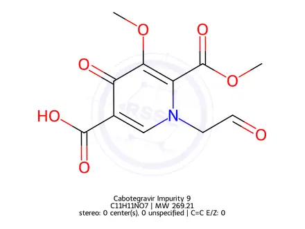 Chemical structure of Cabotegravir Impurity 9