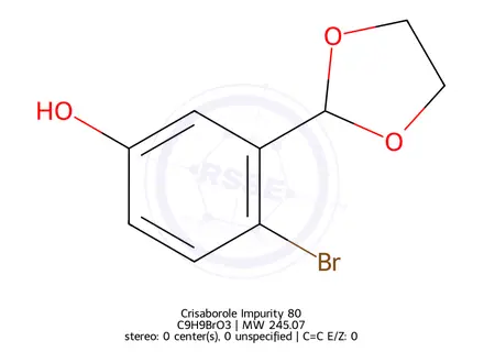 Chemical structure of Crisaborole Impurity 80