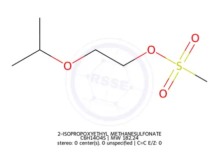 Chemical structure of 2-ISOPROPOXYETHYL METHANESULFONATE