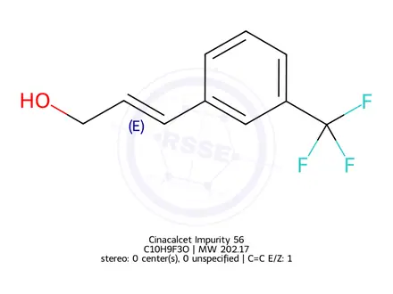 Chemical structure of Cinacalcet Impurity 56