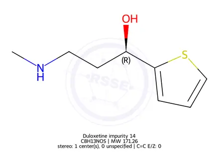 Chemical structure of Duloxetine impurity 14